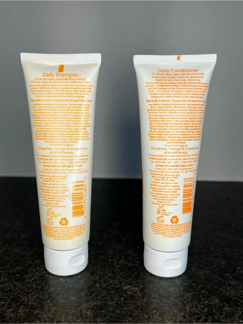 Loma Daily Shampoo & Conditioner Set 3fl oz/each - BRAND NEW SEALED